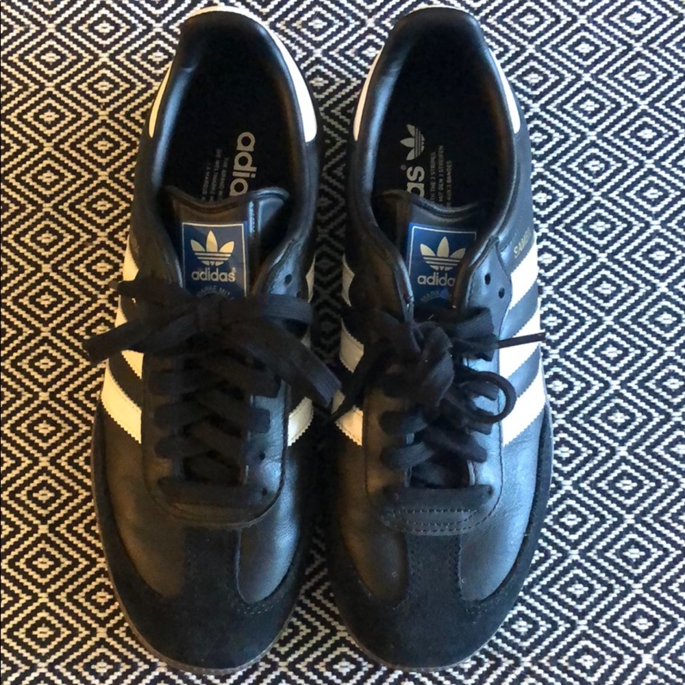 NEW adidas Black and White Sambas MALE 6.5